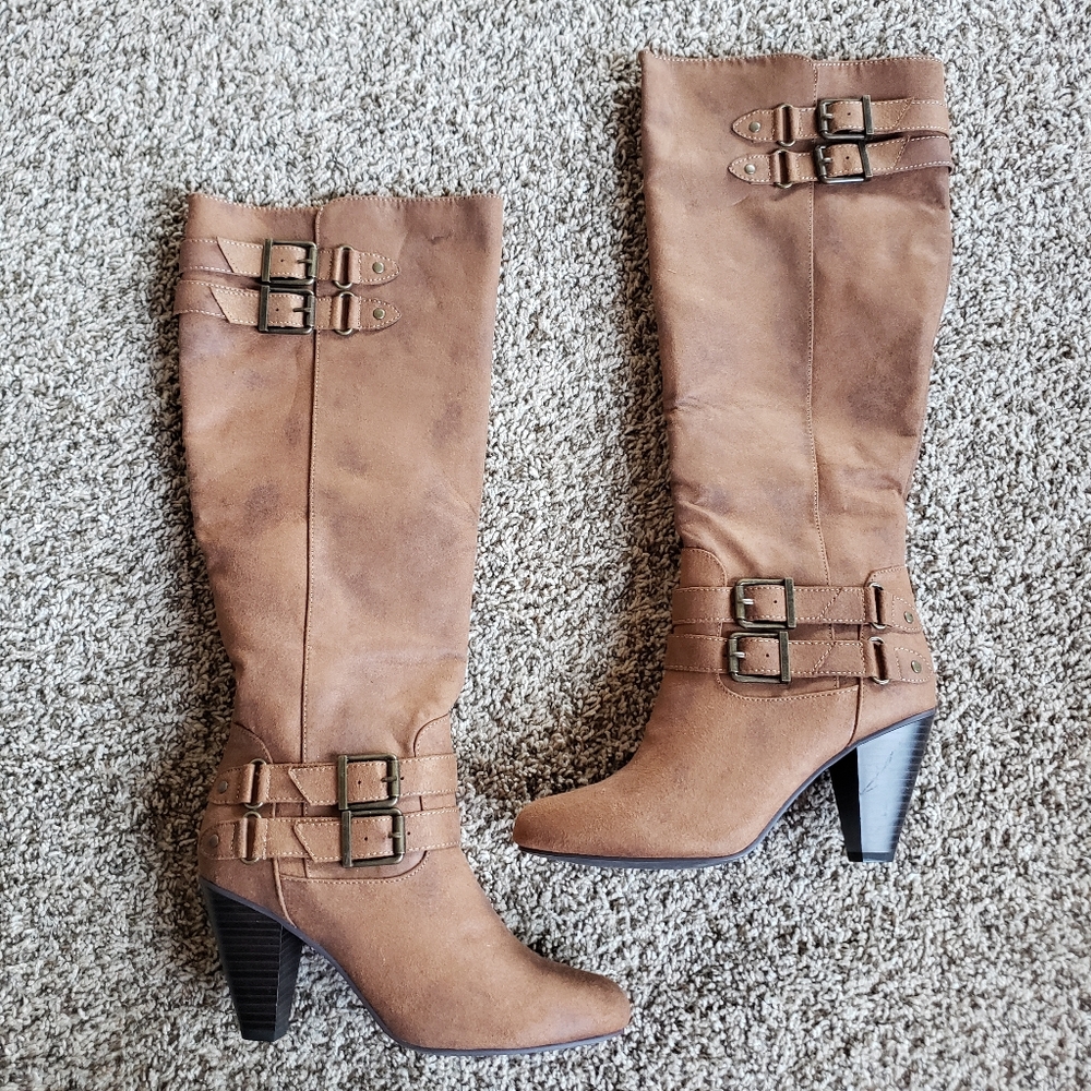Just Fab Knee High Boots